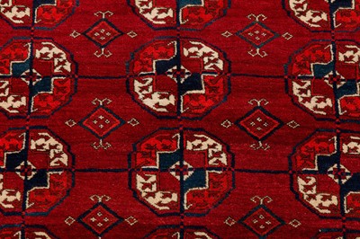 Lot 67 - A FINE BOKHARA LARGE RUG, TURKMENISTAN