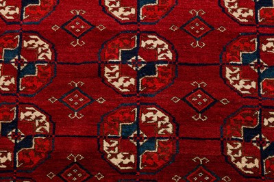 Lot 67 - A FINE BOKHARA LARGE RUG, TURKMENISTAN