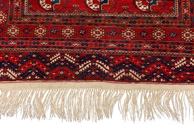 Lot 67 - A FINE BOKHARA LARGE RUG, TURKMENISTAN