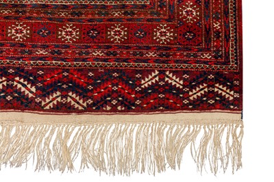 Lot 67 - A FINE BOKHARA LARGE RUG, TURKMENISTAN