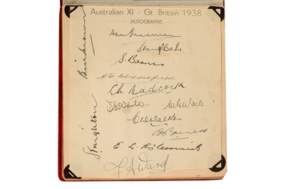 Lot 35 - Autograph Albums.- Incl. Don Bradman