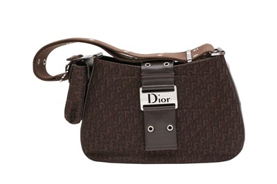 Lot 266 - Christian Dior Brown Street Chic Columbus Shoulder Bag