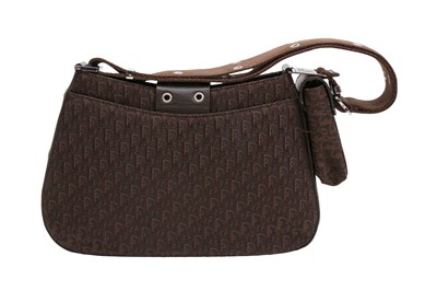 Lot 266 - Christian Dior Brown Street Chic Columbus Shoulder Bag