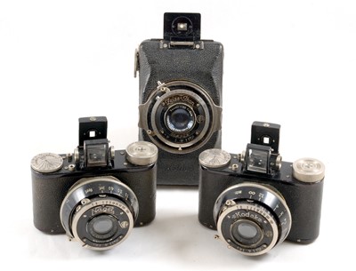 Lot 142 - A Zeiss Ikon Kolibri and Two Nagel Pupille Cameras.