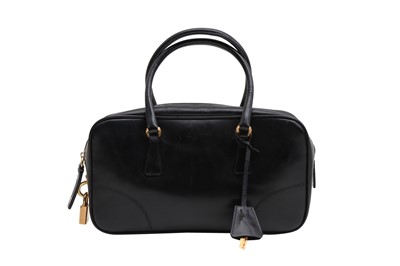 Lot 387 - Prada Black Mini Bauletto Bag
