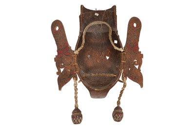 Lot 332 - A DAYAK HUDOQ MASK