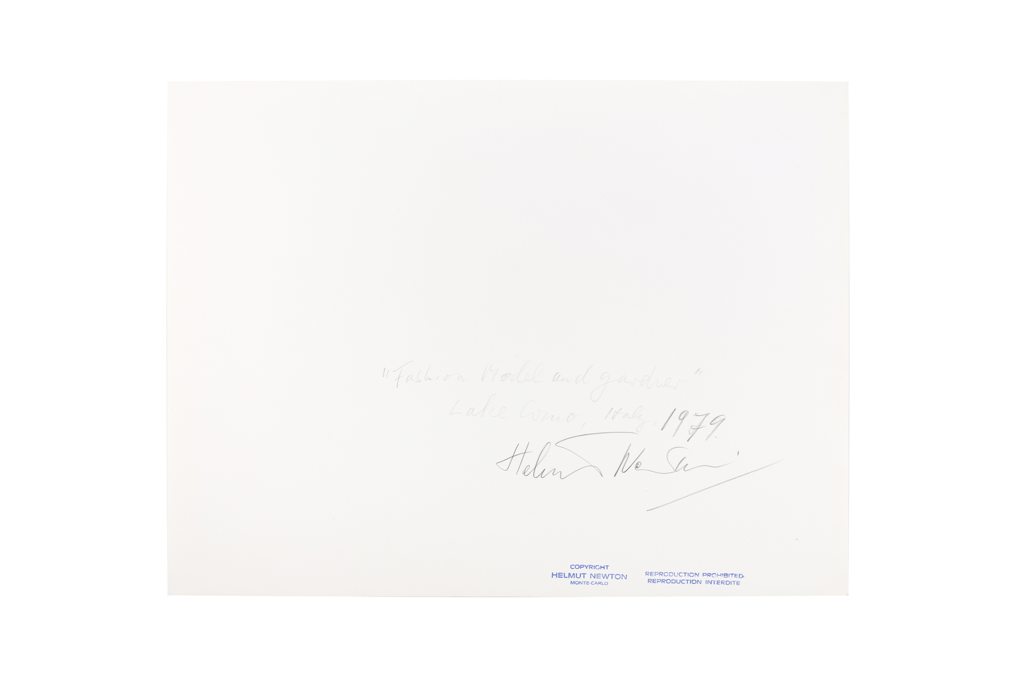 Lot 169 - Helmut Newton (1920-2004)