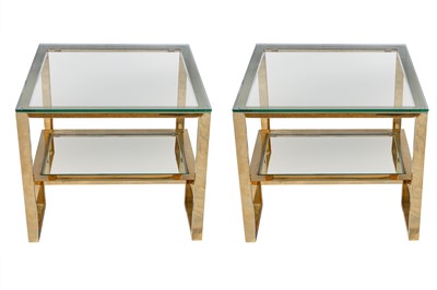Lot 245 - A PAIR OF CONTEMPORARY SIDE TABLES