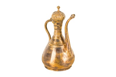 Lot 101 - AN OTTOMAN COPPER EWER