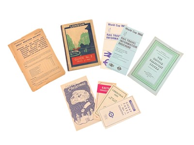 Lot 193 - Railway Transport Ephemera