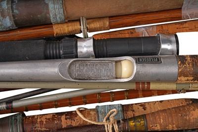 Lot 82 - A LARGE COLLECTION OF COARSE AND SEA FISHING RODS
