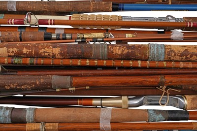 Lot 82 - A LARGE COLLECTION OF COARSE AND SEA FISHING RODS