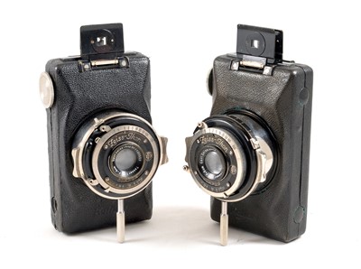 Lot 130 - A Pair of Zeiss Ikon Kolibri Cameras, with Support Feet