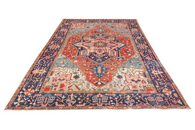 Lot 75 - AN ANTIQUE HERIZ CARPET, NORTH-WEST PERSIA