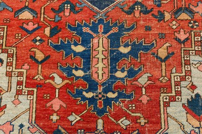 Lot 75 - AN ANTIQUE HERIZ CARPET, NORTH-WEST PERSIA