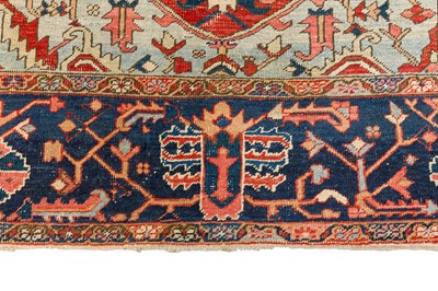 Lot 75 - AN ANTIQUE HERIZ CARPET, NORTH-WEST PERSIA