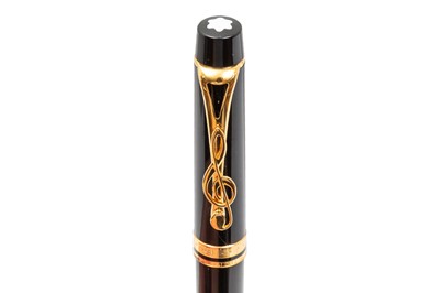 Lot 526 - A MONTBLANC MEISTERSTUCK LEONARD BERNSTEIN SPECIAL EDITION BALLPOINT PEN