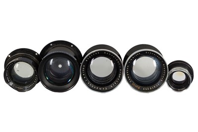 Lot 1062 - A Selection of Large Format Lenses