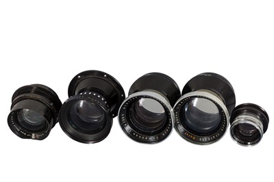 Lot 1062 - A Selection of Large Format Lenses