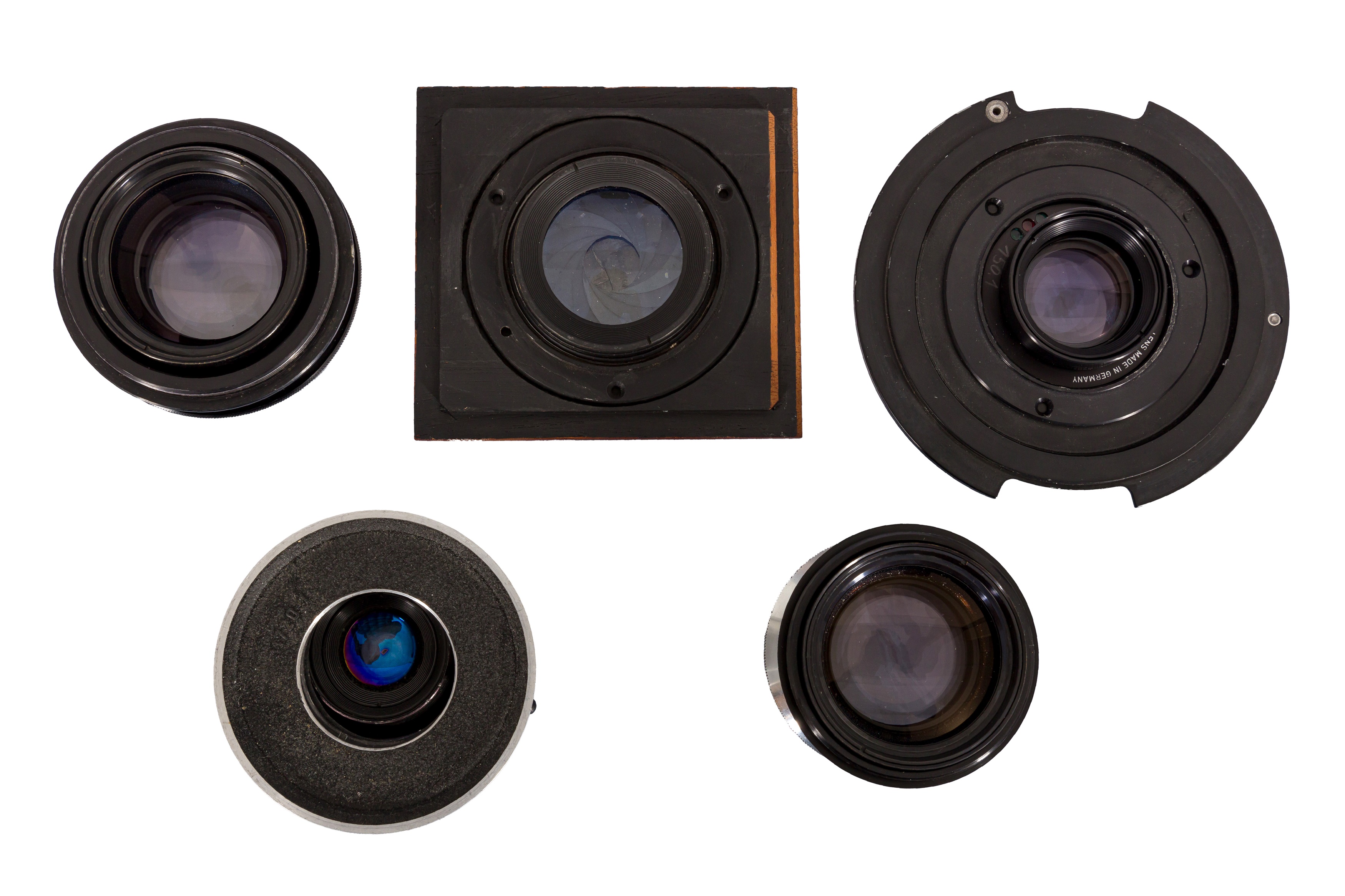 Lot 1065 - A Selection of Boxed Large Format Lenses