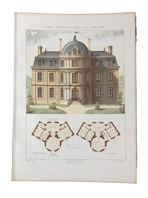 Lot 252 - Isabey (Léon) and Henri-Eugéne Leblan. Villas Maisons De Ville Et De Campagne 1864