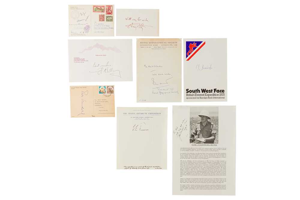 Lot 48 - Autograph Collection.- Explorers