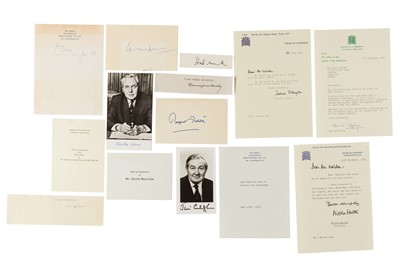 Lot 47 - Autograph Collection.- British Prime Ministers