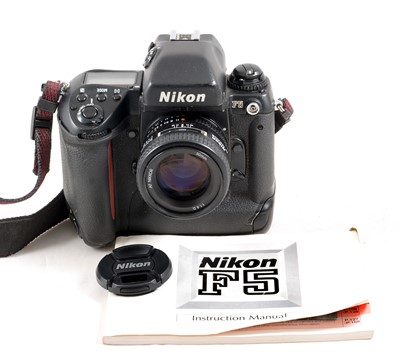 Lot 183 - Nikon F5 Film Camera & 50mm f1.4 AF Lens.