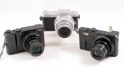 Lot 1216 - A Group of Panasonic Lumix Compact Digital Cameras.