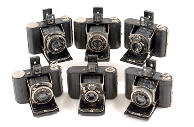 Lot 141 - Six Kodak Nagel Vollenda Folding Cameras.