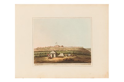 Lot 188 - FIVE HAND COLOURED AQUATINTS AFTER LIEUTENANT JAMES HUNTER, SCENES OF BANGALORE AND OSAR