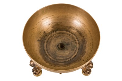 Lot 96 - A LARGE INSCRIBED BOWL ON STAND