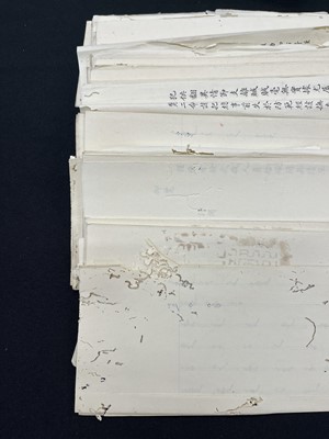 Lot 176 - A LARGE AND RARE GROUP OF CHINESE 'MEMORIAL TO THE THRONE' DOCUMENTS, ZHANGBIAO