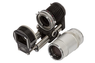 Lot 1092 - A Zeiss Ikon Contarex Macro Bellows Kit Including Carl Zeiss 135mm Lens