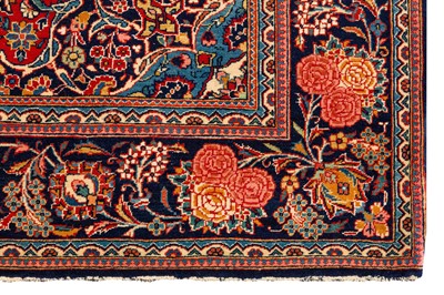 Lot 96 - A PAIR OF VERY FINE KASHAN RUGS, CENTRAL PERSIA