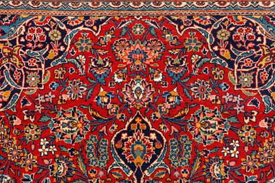Lot 96 - A PAIR OF VERY FINE KASHAN RUGS, CENTRAL PERSIA