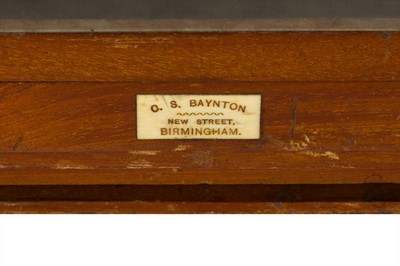Lot 66 - A C.S Baytnon Half Plate Mahogany Field Camera
