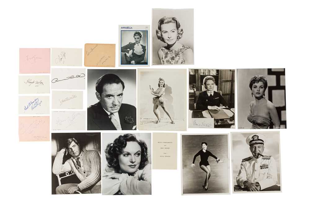 Lot 62 - Autograph Collection.- Actors & Entertainers