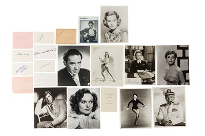 Lot 40 - Autograph Collection.- Actors & Entertainers