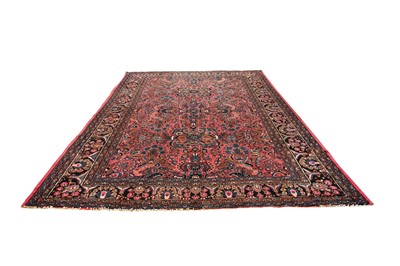 Lot 281 - A SAROUK CARPET, WEST PERSIA
