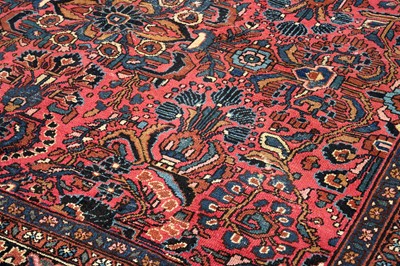 Lot 281 - A SAROUK CARPET, WEST PERSIA