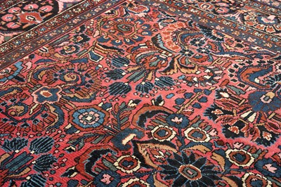 Lot 281 - A SAROUK CARPET, WEST PERSIA