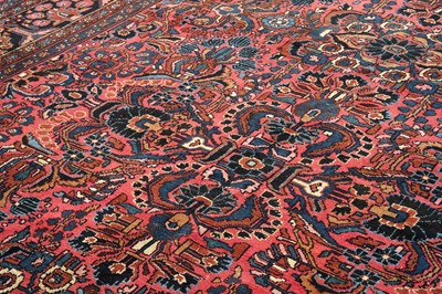Lot 281 - A SAROUK CARPET, WEST PERSIA