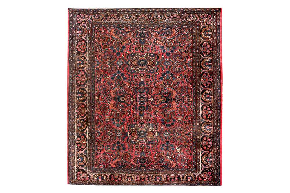 Lot 281 - A SAROUK CARPET, WEST PERSIA