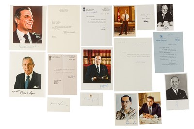 Lot 52 - Autograph Collection.- International Politicians