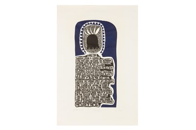 Lot 104 - Hughes. Thistles. Gravestones Broadside. [1967]
