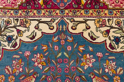 Lot 84 - A PAIR OF FINE TEHRAN PRAYER RUGS, NORTH PERSIA