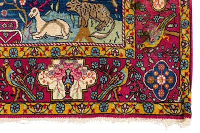 Lot 84 - A PAIR OF FINE TEHRAN PRAYER RUGS, NORTH PERSIA