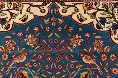 Lot 84 - A PAIR OF FINE TEHRAN PRAYER RUGS, NORTH PERSIA