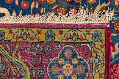 Lot 84 - A PAIR OF FINE TEHRAN PRAYER RUGS, NORTH PERSIA